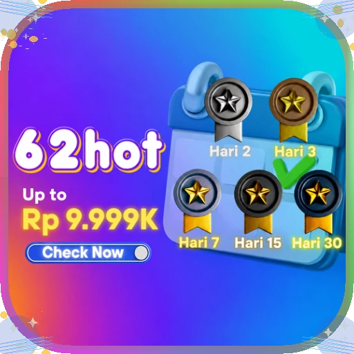 Aplikasi 62hot Terbaru dan Terlengkap APK Resmi — ikon aplikasi